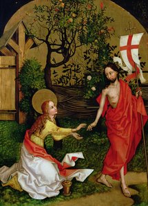 Dominikanernes altertavle: Noli Me Tangere, ca. 1470-80 swed